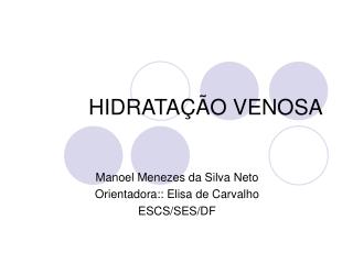 hidrata o venosa