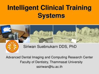 Siriwan Suebnukarn DDS, PhD