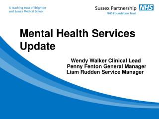 Mental Health Services Update