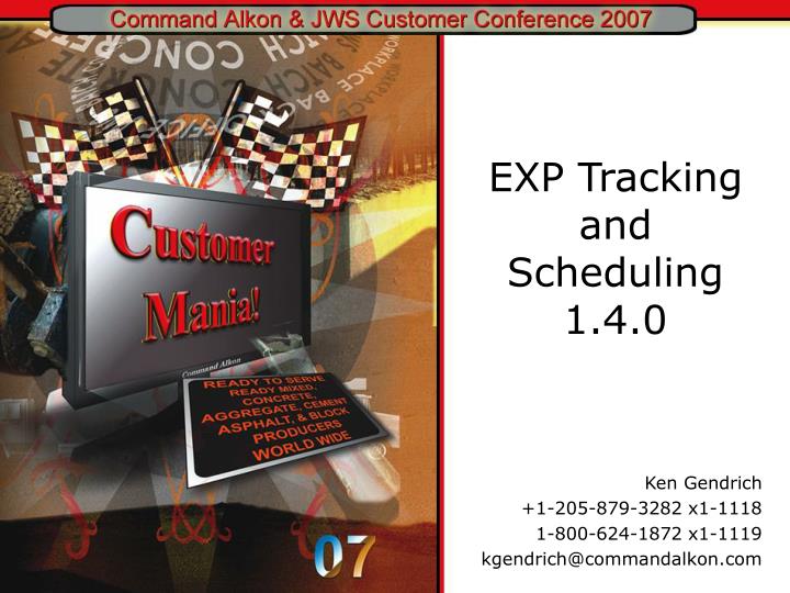 exp tracking and scheduling 1 4 0
