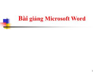 b i gi ng microsoft word