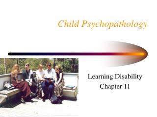 Child Psychopathology