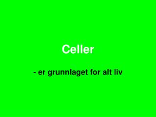 celler