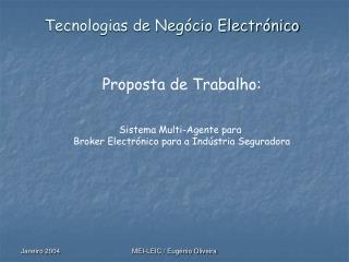 tecnologias de neg cio electr nico