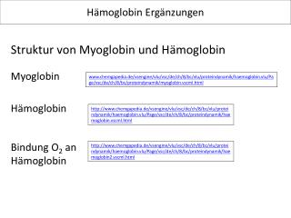 h moglobin erg nzungen