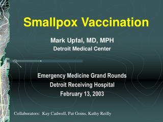 Smallpox Vaccination