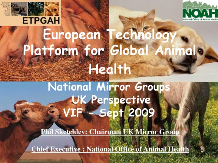 european technology platform for global animal health