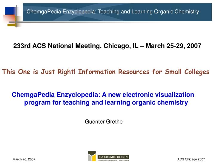chemgapedia enzyclopedia teaching and learning organic chemistry