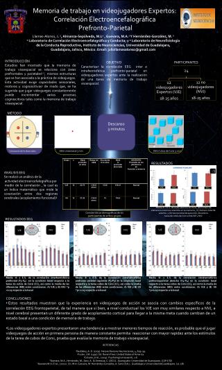 memoria de trabajo en videojugadores expertos correlaci n electroencefalogr fica prefronto parietal