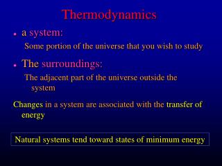 thermodynamics