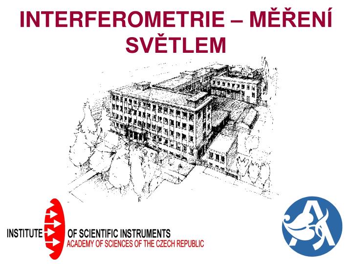 interferometrie m en sv tlem