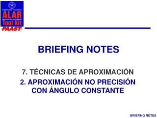 briefing notes