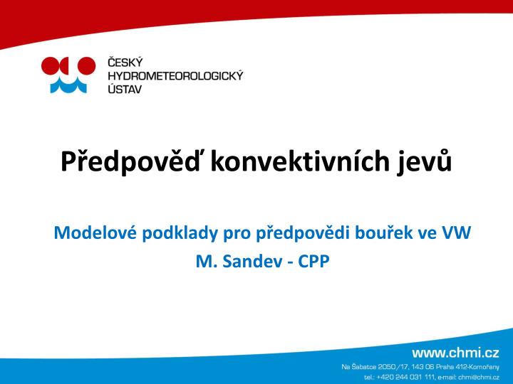 p edpov konvektivn ch jev