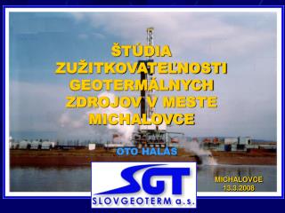t dia zu itkovate nosti geoterm lnych zdrojov v meste michalovce