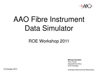 AAO Fibre Instrument Data Simulator