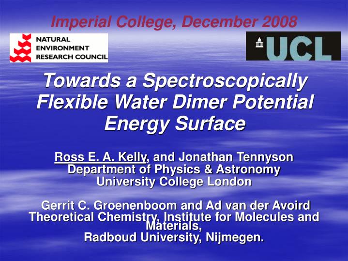 towards a spectroscopically flexible water dimer potential energy surface