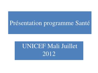 pr sentation programme sant