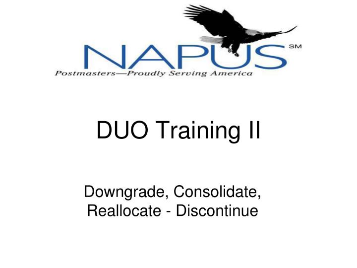 duo training ii