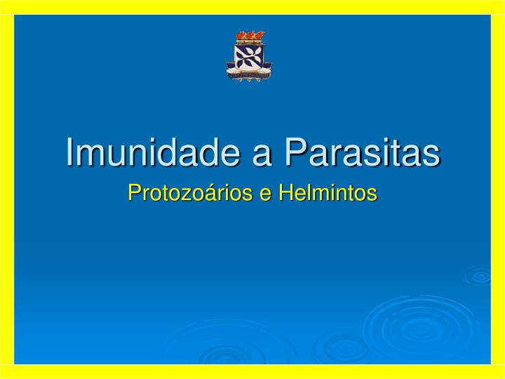 imunidade a parasitas