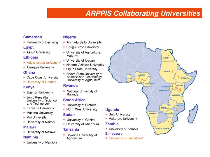 arppis participating universities 2008