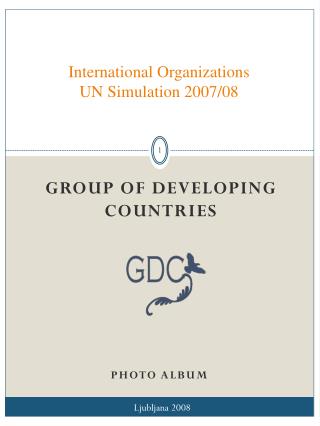 International Organizations UN Simulation 2007/08