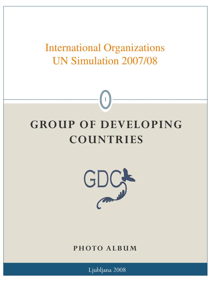 international organizations un simulation 2007 08