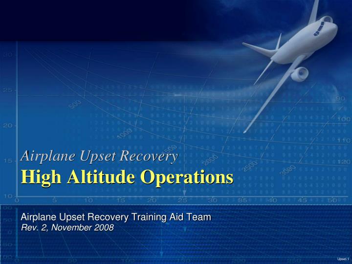 airplane upset recovery high altitude operations
