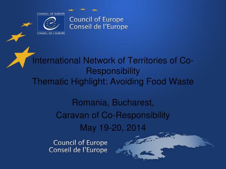 international network of territories of co responsibility thematic highlight avoiding food waste