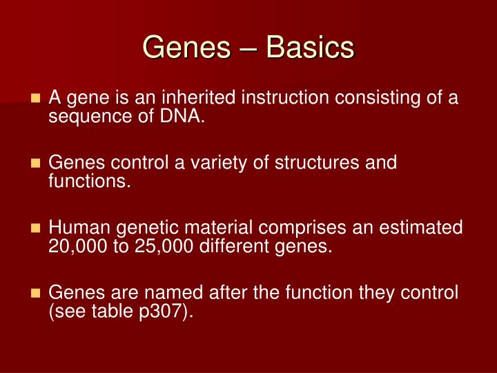 genes basics