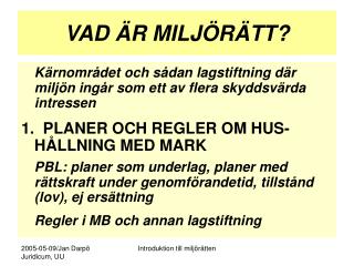 vad r milj r tt