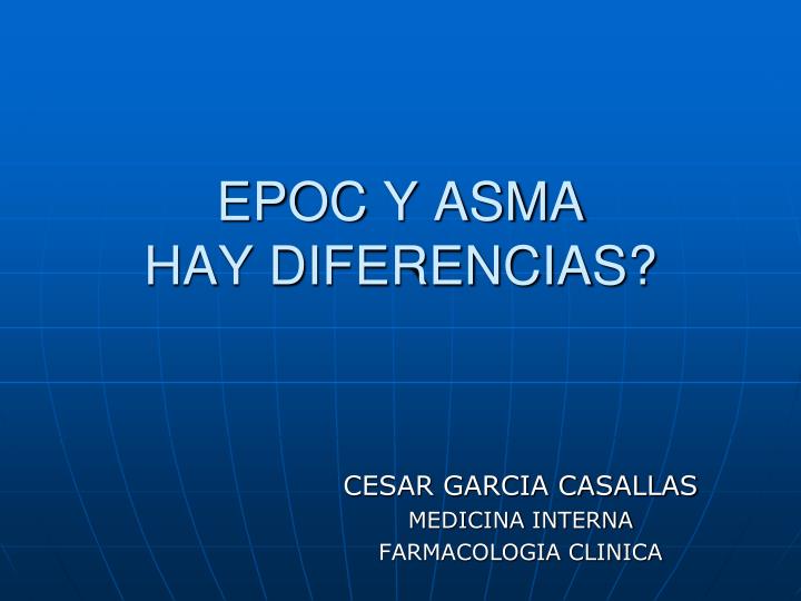 epoc y asma hay diferencias