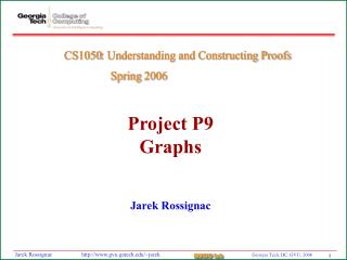Project P9 Graphs