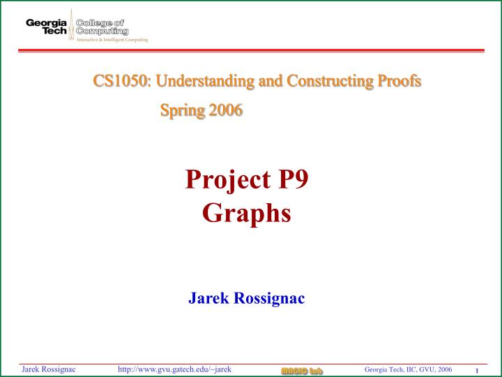 project p9 graphs