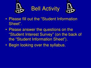 Bell Activity