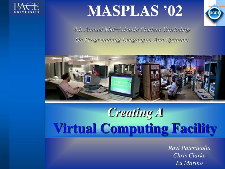 creating a virtual computing facility