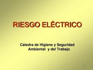 riesgo el ctrico