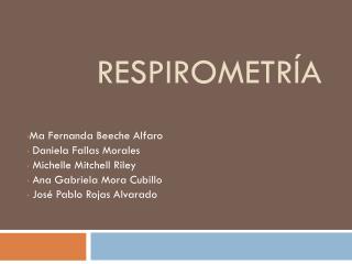 respirometr a