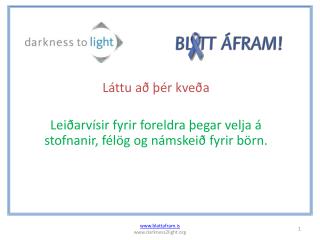 l ttu a r kve a lei arv sir fyrir foreldra egar velja stofnanir f l g og n mskei fyrir b rn