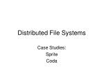 Distributed File Systems - slide 1