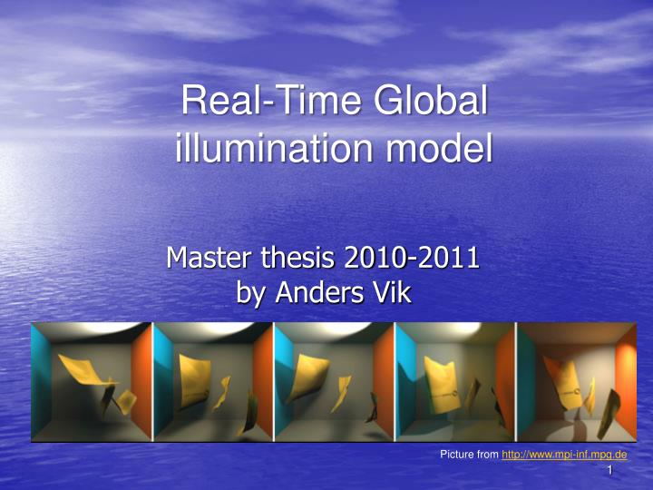 master thesis 2010 2011 by anders vik