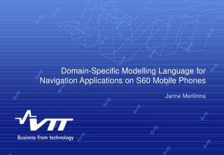 Domain-Specific Modelling Language for Navigation Applications on S60 Mobile Phones