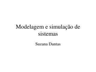 modelagem e simula o de sistemas