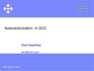 Autovectorization in GCC
