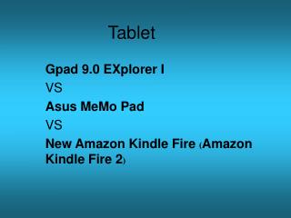 tablet