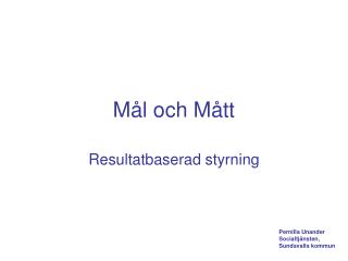 m l och m tt