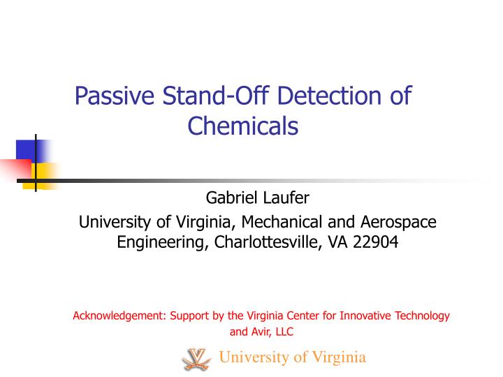 passive stand off detection of chemicals