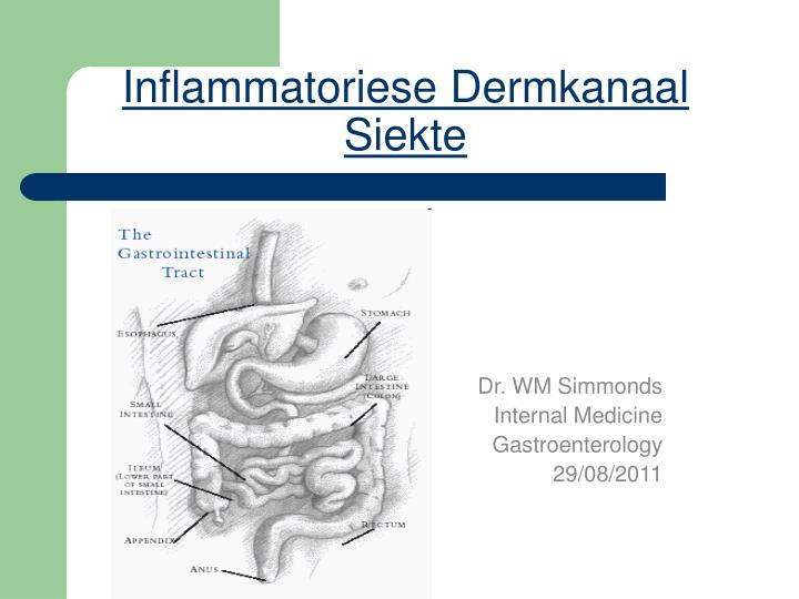 inflammatoriese dermkanaal siekte