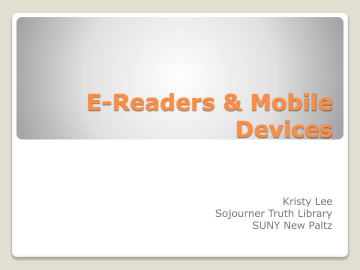 e readers mobile devices
