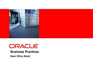 Business Practices Back Office Brazil