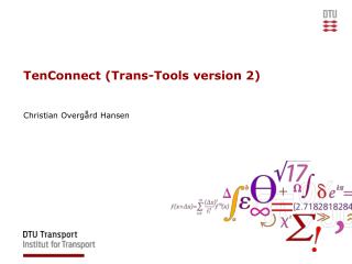 TenConnect (Trans-Tools version 2)